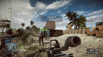 Battlefield 4 - Online Multiplayer Defuse on Paracel Storm: Defend Objective A (Died) Support Class