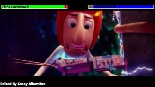 Cloudy with a Chance of Meatballs (2009) Final Battle with healthbars