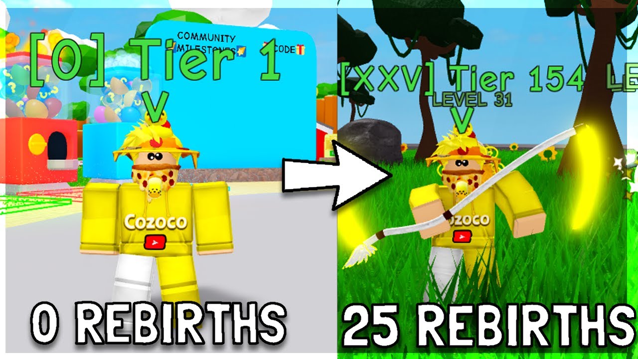 25 REBIRTHS! Noob to Master in Lawn Mowing Simulator Roblox!