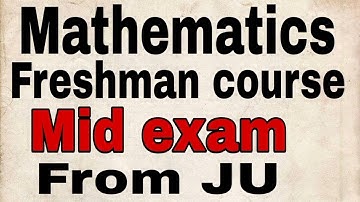 Freshman Maths Mid Exam Afaan Oromoo  Math 1011 Chapter 1, 2 & 3 Review  Ethiopian University