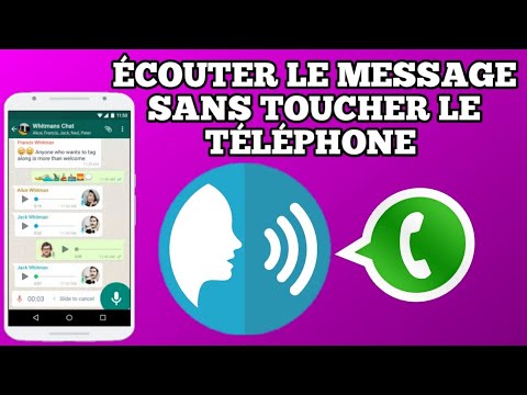 Comment Ecouter Automatiquement Le Message Whatsapp Sans Toucher Le Telephone Youtube