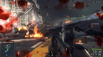 Battlefield 4 level 4 walkthrough gameplay on MSI GT 70 xsplit gamecaster