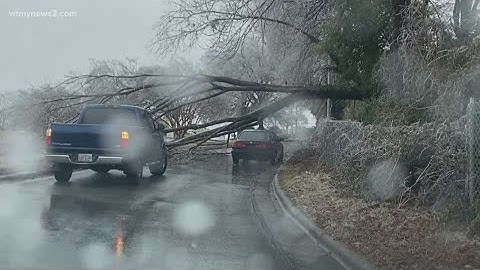 Power lines and trees down across the Triad in ice storm aftermath