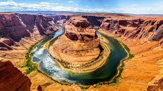 Amazing Compilation of Aerial Footages of Canyon, Cliffs - Sleep and Relax Music Screensaver