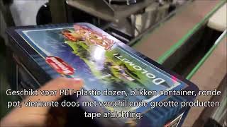 Automatische Servobesturingstape Rond De Sluitmachine,Rechthoekige Boterkoekjes Die Afdichtingsappar