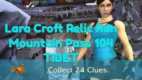 Lara Croft Relic Run 104 collect 24 Clues offline adventure games replay