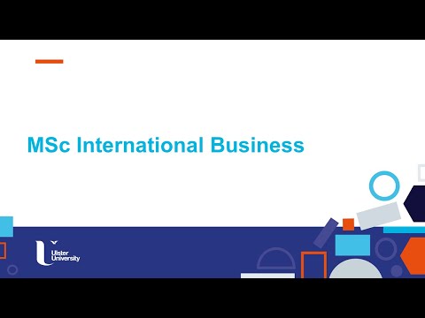 MSc International Business at UU