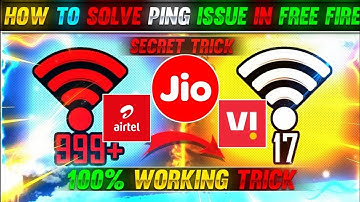 Free Fire 999+ Ping Problem | Free Fire Network Connection Error Problem | FF Ping Problem Solution