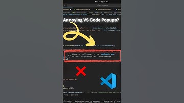 Disable Annoying Popups in VS Code! #vscode #coding