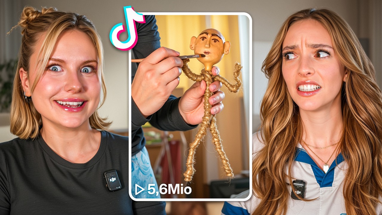 Wir testen virale Hobbys gegens Doomscrollen! ft. @katharinaxenia (es wird seltsam...)