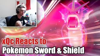 xQc Reacts to Pokemon Sword &amp; Shield Trailer