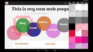How to update web page shape color using HTML Egg for Android screenshot 2