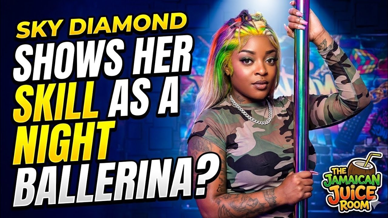 Akill Skydiamond shows her akill as a NIGHT BALLERINA!!#jamaica #live #tiktok ...