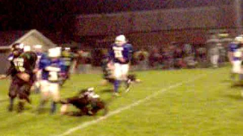 Middle Linebacker David Nowland Bringing Down His ...