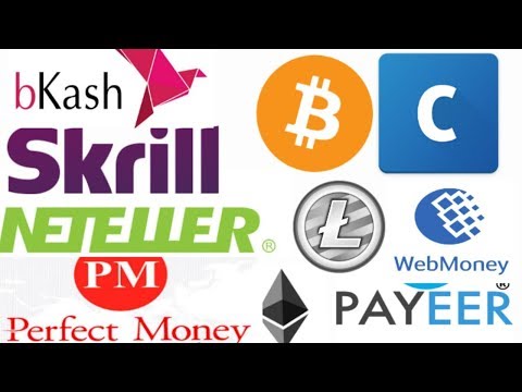 RB Wallet থেকে Skrill, Neteller, Perfectmoney, Webmoney, Bitcoin, Etc ডলার কেনা বেচা করুন