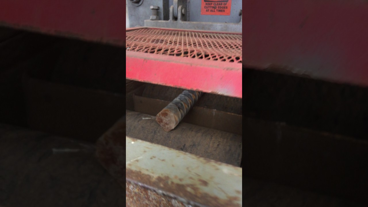 Shearing #18 Rebar