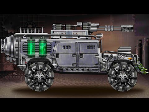 ЭВАКУАТОР и ВНЕДОРОЖНИК Zombie Hill Racing #7 Игра Лучше чем Earn to Die на Машинки Кида