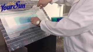 Yoursun Baby Diaper Side Leakage Testing