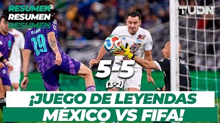HIGHLIGHTS - Leyendas México vs Leyendas FIFA | Amistoso Internacional - Amistoso Mundial 2026 | TUD