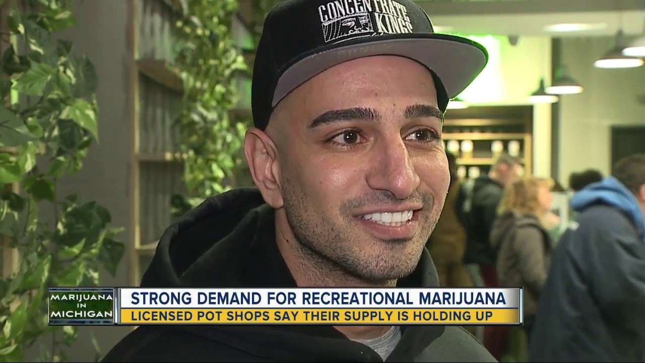 Strong demand for recreational marijuana in Michigan