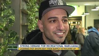 Strong demand for recreational marijuana in Michigan