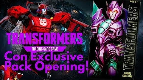 Transformers TCG Con Exclusive Pack Opening!