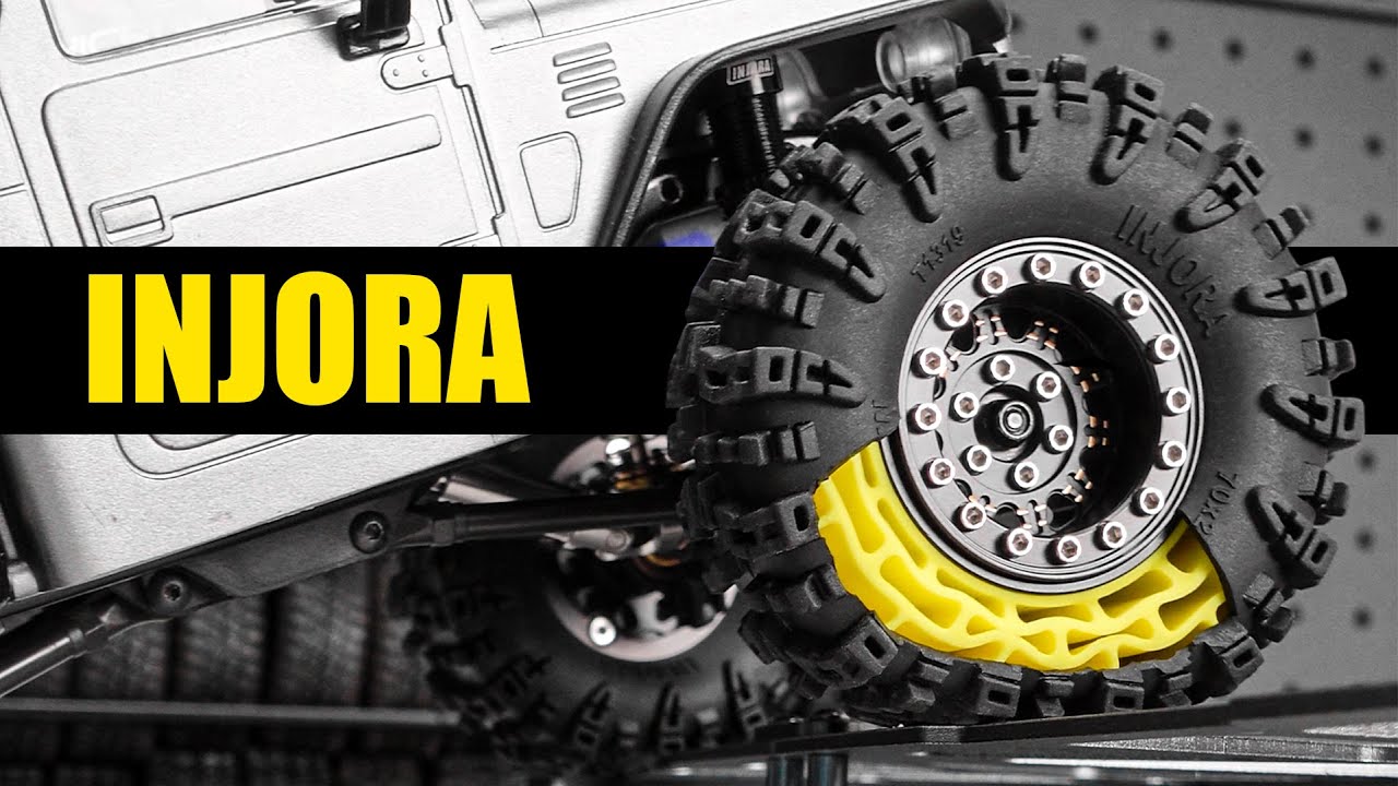 1.3'' INJORA S5 Tires + Yellow/Green Silicone Inserts Combo! 🔥