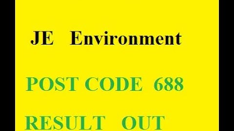 HPSSSB JE ( Junior Environmental Engineer) RESULT DECLARED || POST CODE 688 || LATEST UPDATE