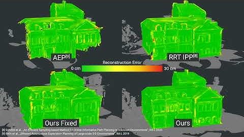 Informed Sampling Exploration Path Planner for 3D Reconstruction of Large Scenes