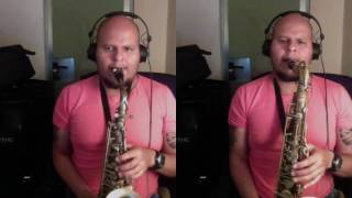 Video thumbnail of "Merengue Dominicano Mambos de saxofón alto y tenor (Ramon Orlando "COMO TU")"