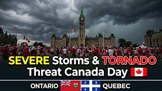 LIVE!! Tracking Severe Storms & Tornado Threat  in ON & QC July 1st 2026