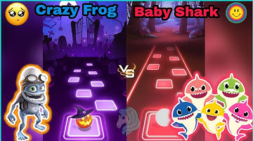 Crazy frog vs Baby Shark | Tiles hop:EDM Rush