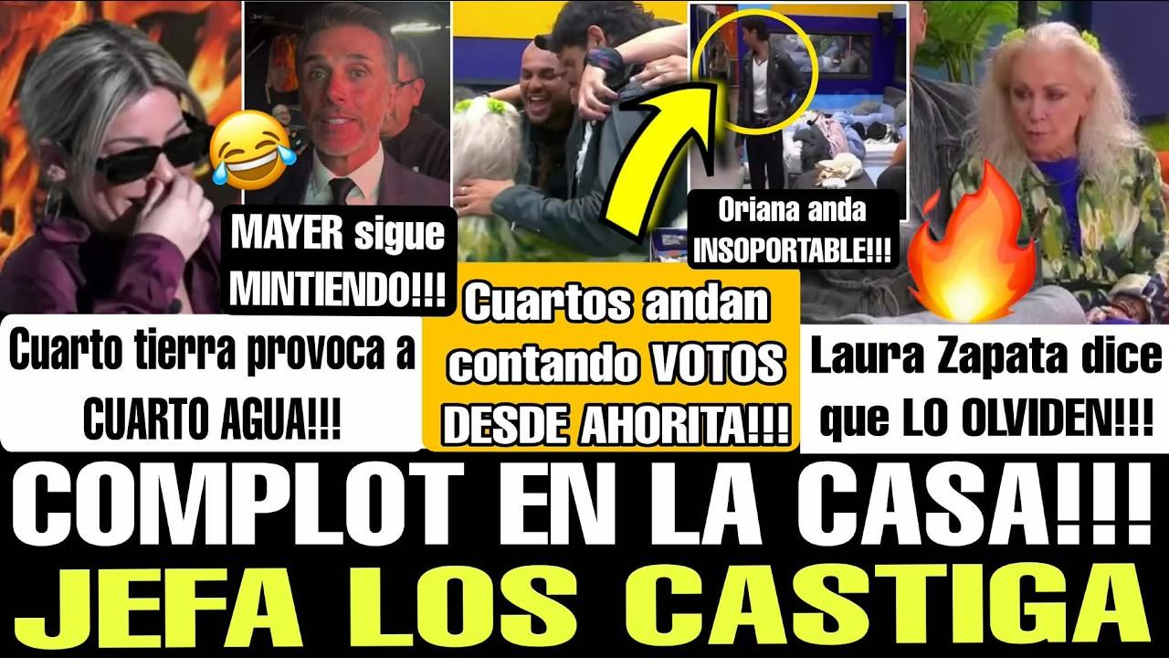 😱 ORIANA BURLONA CON AGUA!!! ¿HOY NUEVO LIDER? JOSH HUYE LA CASA DE LOS FAMOSOS EN VIVO TELEMUNDO