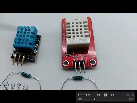 Arduino_DHT22_溼度溫度感測器測量埤頭家中的溫度與溼度_螢幕錄影講解