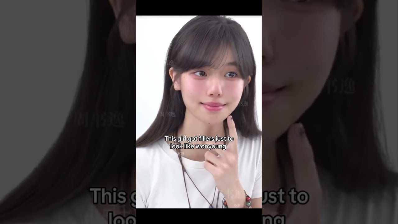 She looks like a different person 😳✨  