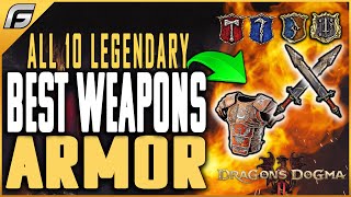 Dragons Dogma 2 - All 10 LEGENDARY WEAPONS and ARMOR - Best Weapons and Armor for each Class