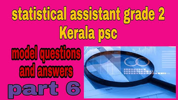 statistical assistant grade 2 Kerala psc|model questions and answers|conditional probability|part6