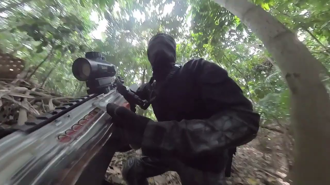 Foam Dart Milsim   Colonel Wasp 76 in action