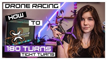 How to 180 degree (tight) turns - FPV Drone Racing tutorial - in Velocidrone 🍿 | MaiOnHigh