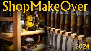 Woodworking / Turning Work Shop Tour & Make Over 2024