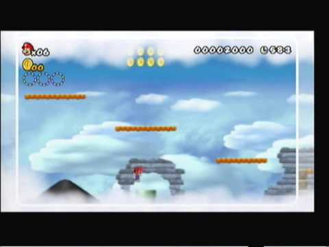 super mario bros wii world 3 castle 1 star coins