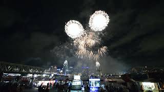 2022 WEBN Fireworks Full Display Cincinnati Western Southern Rozzi's Famous
