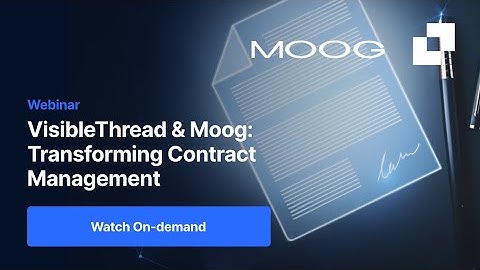 Transform Contract Management with RFP Software VT Docs: Moog’s Success Story
