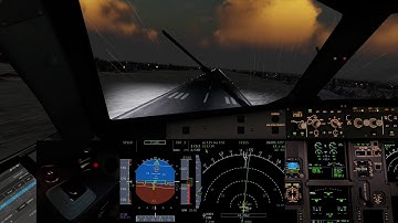 STRONG GUST CROSSWIND TURBULENT LANDING in BAD WEATHER at Cold Bay | P3D FSLabs A320