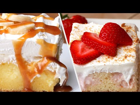Poke Cake Recipes To Make On Your Birthday  Tasty Recipes