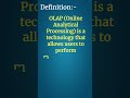 What is OLAP in Data Science? | Types, Operations & Examples Explained | OLAP Tutorial #olap
