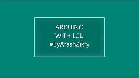 Arduino traffic light system using LCD