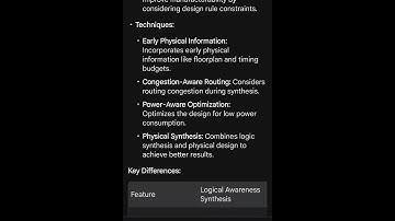 Difference between logical awareness and physical awareness synthesis @VLSIPhysicalDesign-p5c