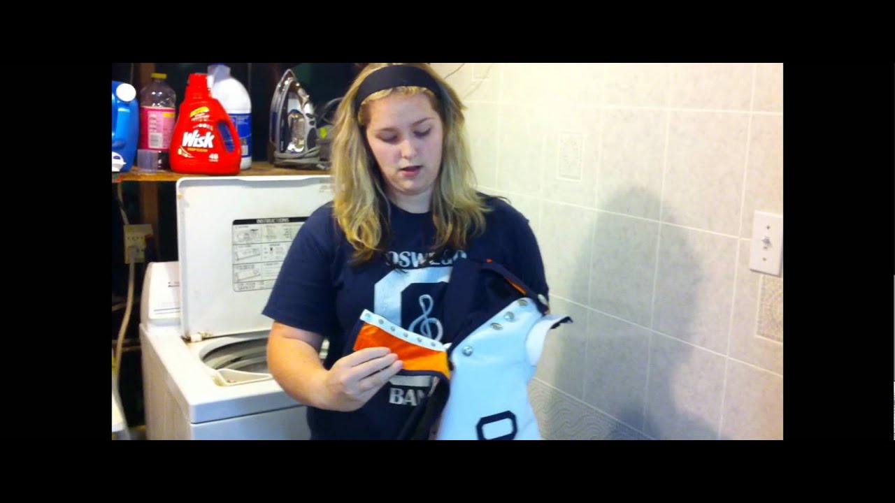 How to: Wash your marching band uniform