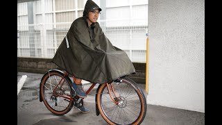 雨の自転車通勤にオススメするポンチョ紹介します